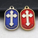 Christian Cross Metal Jewelry Necklace Pendant Keychain Bag Keychain Pendant Wholesale - Image 4