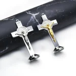 4.3*8.5cm Cross Crucifixes Metal Jesus Christian Catholicism Cross - Image 2