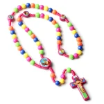 Rosary for Kids Children Necklace Christian Catholic Jesus Christ Rosaries Holy Communion Baptism Prayer Jewelry Church Gift - Image 6