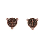 Crucifix Jewelry Accessories Cross for Catholic Rosary Antique Copper-plated Alloy DIY Jewelry Jesus Saint Benedict Exorcising - Image 3