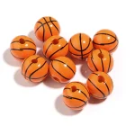 Mecrt Wooden Loose Beads for Jewelry Making Basketball Football Volleyball Beads for Bracelet Making DIY Jewelry Accessories - Image 5
