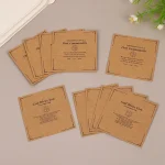Blessing God Bless You First Communion Square Jewelry Display Board Cardboard Packaging - Image 2