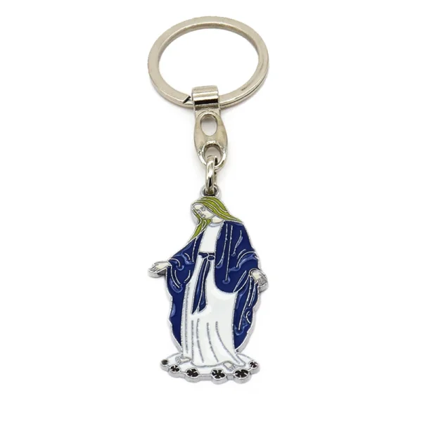 Catholic Jesus Keychain Colorful Pendant Keychain Pendant Handicrafts Jewelry Pendant Decoration Religious Gifts Wholesa