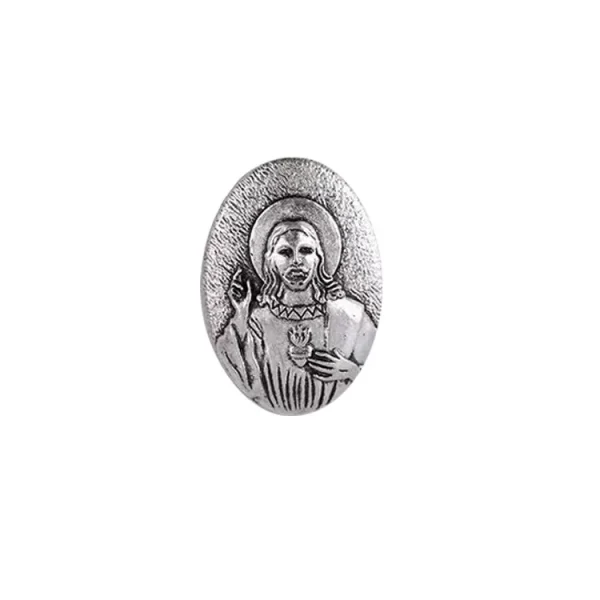 Catholic Holy Water Bottle Glass Alloy Embossed Water Bottle Container Crafts Christmas Gifts Wholesale
