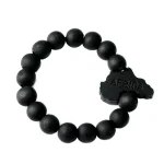Natural Wooden Beads Elastic Thread Hand-strung Beads Africa Map Wooden Beads Bracelet Wholesale - Image 2