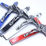9.2*19cm Christ Cross Bitter Church Office Home Decoration Catholic Jesus Religious Ornaments