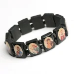Colored Natural Wooden Prayer Bead for Rosary Bracelet Religious Eastern Orthodox Icon Cross Jewelry - Image 4