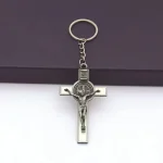 Catholic Christian Jesus Key Ring Car Keychains Women Men Gift Charms Handbag Pendant Cross KeyChains - Image 6