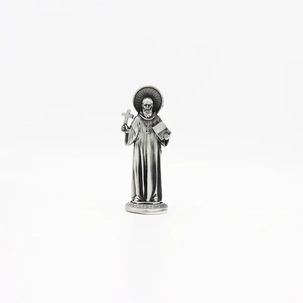 Catholic Statue Beckoning Ancient Green 3D Gold Metal Jewelry Ornaments Home Car Desktop Decorations Crafts Cross Figuri