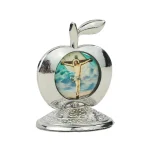 Catholic Theme Retro Religious Mary and Angel Oval Home Decorations Desktop Office Crafts Ornaments - Image 5