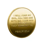 Mecrt Metal Crafts New Design Three-dimensional Relief Prayer Rodstaff Coins Plated Alloy Badges Wholesale - Image 5