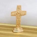 Mecrt Home Decorations Collection Vintage Gold/Silver Metal Cross Table Ornaments for Souvenirs Business Birthday Craft Gift - Image 3