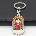 Catholic Jesus Keychain Colorful Pendant Keychain Pendant Handicrafts Jewelry Pendant Decoration Religious Gifts Wholesale - Image 3