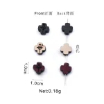 Religious Cross Wood Accessory DIY Wooden Bracelet Accessories with Straight Hole Prayer Beads Main Material Alloy Jewelry - Image 6