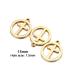 Charms Cross Cut Out Tibetan Silver Color Pendants Antique Jewelry Making DIY Handmade Craft - Image 2