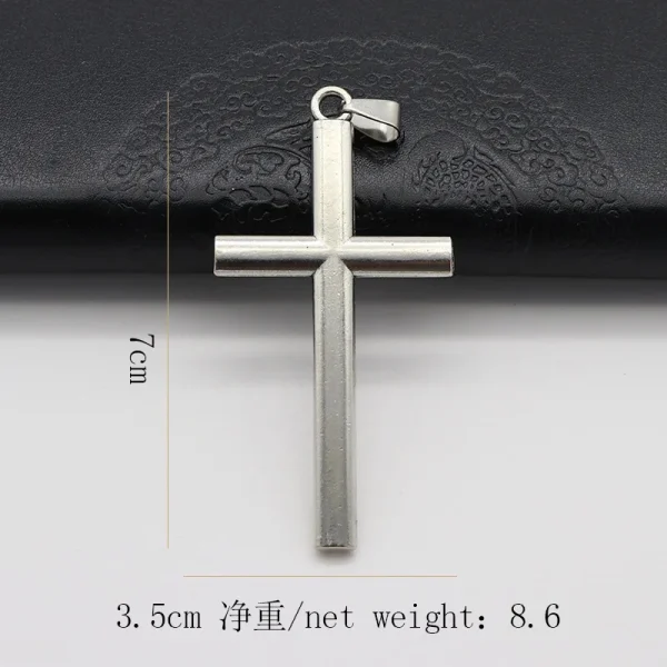 Mecrt Catholic Crucifix Beauty Necklace Keychain Pendant Fashionable Alloy Cross Shell Unisex Source Clothing Pendants C