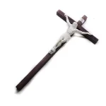 11*21cm Wooden Crucifix Wall Hanging Big Pray Cross for Church Home Decoration Model Product - Image 4
