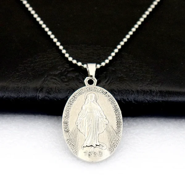 Catholic Religious Blessed Virgin Mary Keychain Metal Jewelry Accessories Our Lady of Aparecida Christian Devotional Key