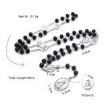 Mecrt Catholic Seven Sorrows Rosary Beads - Virgin Mary Bitter Prayer Necklace for Rose Devotion, Religious Jewelry - Image 6