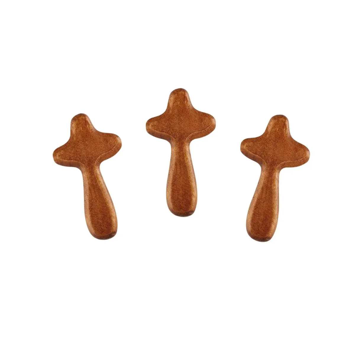 Natural Wooden Catholic Crosses Charm Crafts Pendant Easter Gift Prayer for Christianity Pine Wood Holding Prayer Sacred Objects - Image 6