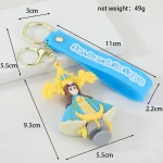 Hot Selling PVC & Silicone Soft Rubber Creative Keychain Pendant Virgin Guadalupe Accessories Gift Wholesale - Image 2