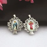 Catholic Religious Digital Photo Keychain Mini Alloy Metal with Cartoon Design for Car and Pendant Accessories - Image 6