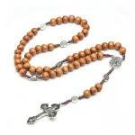 Catholic Rosary with St. Michael Medal & Jesus Crucifix Prayer Handmade Knotted Cord Religious Gift Wholesale - Image 6