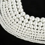 Glass Synthetic Round Imitation Pearl Fake Pearl DIY Jewelry Accessories Loose Beads High Quality 3MM-18MM Factory Supply - Image 2
