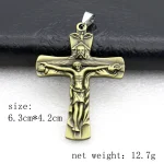 Wholesale and Retail Metal Jewelry Pendant Car Bag Keychain Cross Pendant Key Chain - Image 4