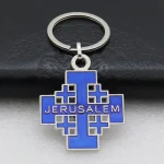 Jerusalem Metal Jewelry Pendant Accessories Car Keychain Key Chain Gift From the Catholic Church of the Cross - Image 2