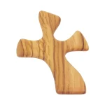 Wooden Decorative Cross Gift Olive Wood Prayer Cross Held in Hand - Image 5