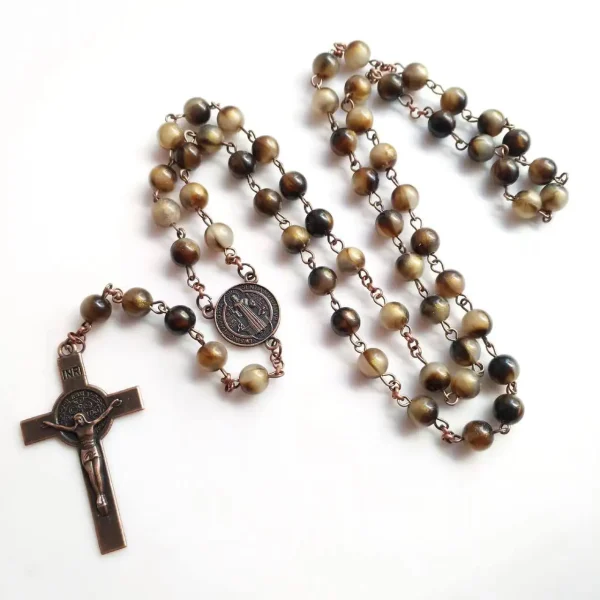 Christian Jewelry Necklaces Rosarios Religious Jewelry Faith Gifts Fashion Simple Vintage Cross Pendant Necklace