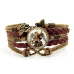 Archangel Michael St. Michael Multi-layer Woven Braceletretro Butterfly Infinity Symbol Bracelet - Image 3