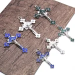 Factory Wholesale Catholic Christian Jesus Cross Necklace Jewelry Pendant Keychain Accessories Jewelry Crafts - Image 4