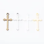 Catholicism Cross Charms Antique Bronze Tone Classic Design Charms Pendants DIY for Necklace Bracelet Jewelry Making - Image 2