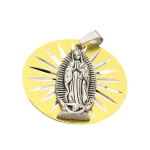 Catholic Jesus Pendant Metallic Fashion Personality Necklace Accessories Laser Craft Jewelry Necklace Pendant - Image 6