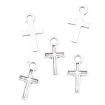 Catholic Religious Mini Cross Pendant Zinc Alloy Jewelry Accessories Children's Party Gift DIY Wholesale - Image 3