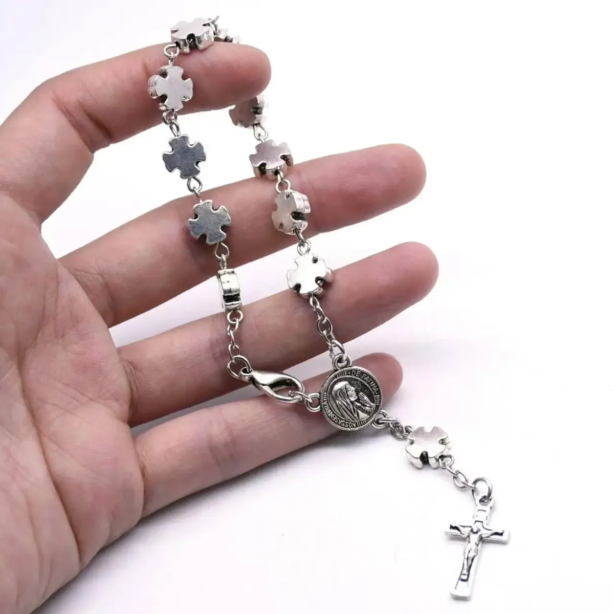 Hot Sell New Arrival Religious Metal Beads Prayer Bracelets - Image 3