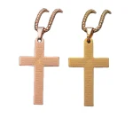 Wholesale Fashion New Style Stainless Steel Men Women Religious Cross Necklace Jewelry for Men Women - Image 2