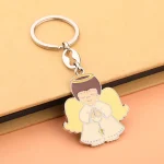 Foreign Trade Wholesale Metal Ornament Hanging Car Bag Keychain Doll-shaped Pendant Key Chain - Image 5