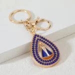 Vintage European American Religious Imitation Enamel Keychain Pendant New Cross-Border Metal Crafts Durable Stylish Accessory - Image 4