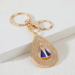 Vintage European American Religious Imitation Enamel Keychain Pendant New Cross-Border Metal Crafts Durable Stylish Accessory - Image 6