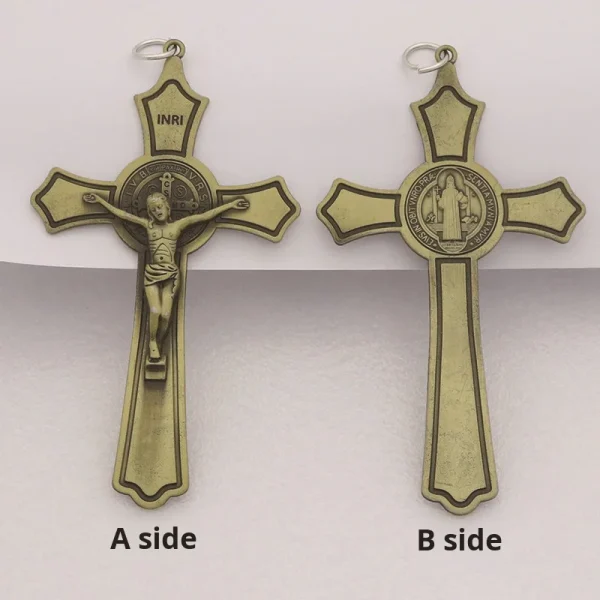 Handheld Creative Metal Jewelry Pendants for Home & Car Wall Decor Color-Preserving Cross-Border Supply Metal Craft