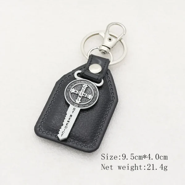 Wholesale Christian Keychain Catholic Church Holy Father Mother Jesus Promotional Keychains Accessory Custom Leather Orn