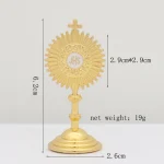 Wholesale Catholic and Christian Cross Ornaments Office Car Home Desktop Metal Crafts Decoration Jesus Hominum Salvator - Image 2
