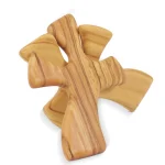 Wooden Decorative Cross Gift Olive Wood Prayer Cross Held in Hand - Image 3