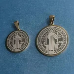 Stainless Steel St Benedict Medal Jesus Pendants for Women MenJewelry Medallion Catholic Exorcism Artifacts - Image 6