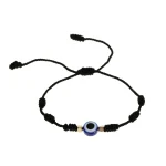 Explosive Devil's Eye Bracelet Turkish Blue Eye Bracelet Adjustable Red Rope Braided Devil's Eye Bracelet - Image 3