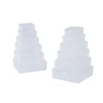 Square PP Plastic Box Jewelry Storage Box Small Parts Organizer Case Rosary Box Catholic Rosary Packaging Storage Container - Image 5