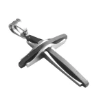 Cross Titanium Steel Multi-Layer Large Necklace for Men Versatile Fashion Chains Hip-hop Style Stainless Steel - Image 5